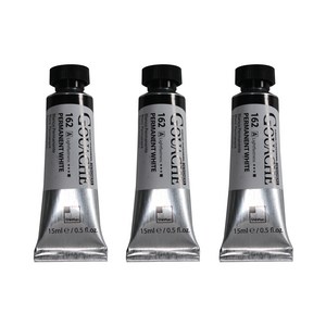 신한 전문가 과슈 물감 튜브 A Seies 162 퍼머넌트 화이트 3개입, 15ml, 1색