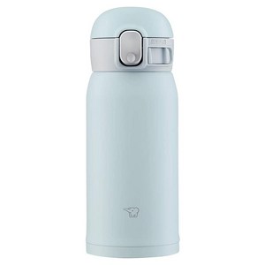 조지루시 심리스 원터치 보온보냉 텀블러, 아이스 그레이, 360ml, 1개