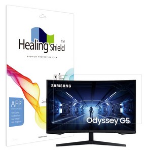 힐링쉴드 삼성 오디세이 G5 C32G54TQB 올레포빅 모니터 액정보호필름, 1세트