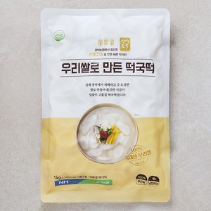 공덕농협농산물가공사업소 우리쌀로 만든 떡국떡, 1kg, 1개