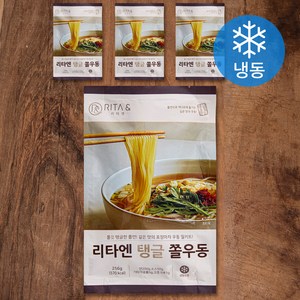 리타엔 탱글 쫄우동 (냉동), 256g, 4개