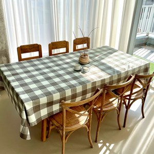 쇼니홈리빙 PVC 방수 식탁보, 16 빈티지 모카, 8인용(140 x 280 cm), 1개