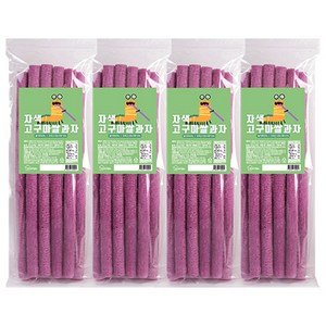 우리가스토리 자색고구마 쌀과자 스틱 10p, 125g, 4개