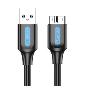 벤션 USB3.0 A to 마이크로 B 고속 케이블, 1개, 1m