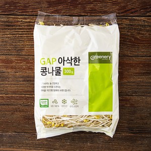 맑은물에 그리너리 GAP 인증 아삭한 콩나물, 300g, 1개