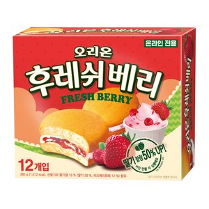 오리온 후레쉬베리 12p, 360g, 1개