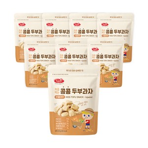 베베스트 처음먹는 콩콩 두부과자 20g, 인절미맛, 8개