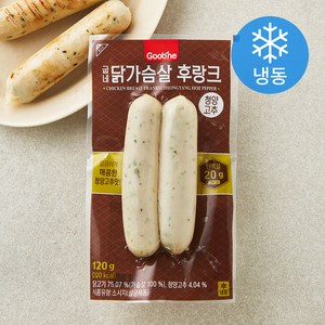 굽네 닭가슴살 후랑크 청양고추 (냉동), 120g, 1개