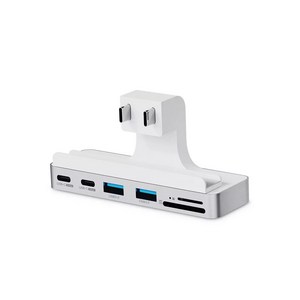 위즈플랫 뉴 아이맥 전용 고정일체형 썬더볼트 HDMI HUB USB허브 WIZ-UC70IMAC, 스페이스 그레이, 1개