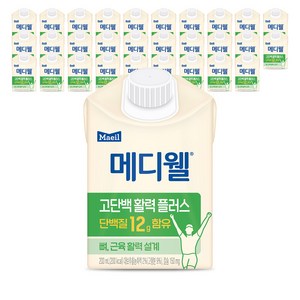 메디웰 고단백 활력플러스 균형영양식, 200ml, 30개