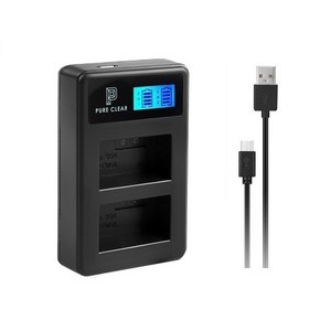 퓨어클리어 니콘 EN-EL15 LCD 듀얼 USB 호환충전기, JND-PURECLEAR-TWO
