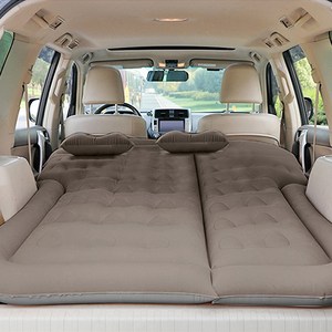 SUV 차량용 에어매트 고급형 + 에어펌프, SUV RV, 브라운(매트)