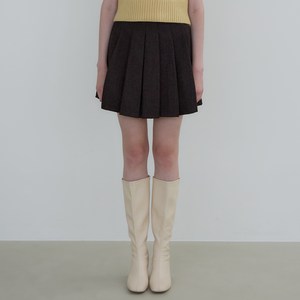 제로스트릿 해링본 플리츠 스커트