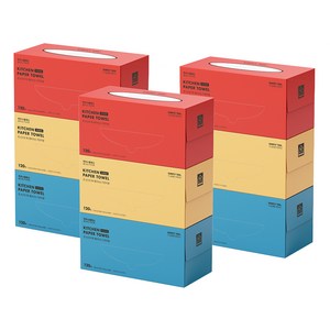 하우스클래스 한손으로 톡 2겹 뽑아쓰는 펄프 키친타올, 120개입, 9개