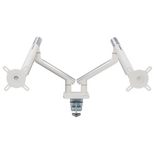 에이스럭스 듀얼 모니터암 마운트 AL-ARM3 DUAL, 화이트, 1개