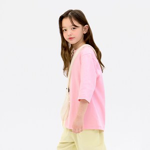 유니프랜드 아동용 베이직 7부 티셔츠
