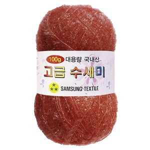 yarna 대용량 고급 수세미 100g, 182 코랄브릭, 1개