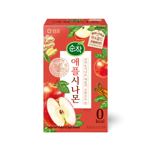 순작 애플시나몬 핫&콜드 과일허브티, 1.8g, 20개입, 1개