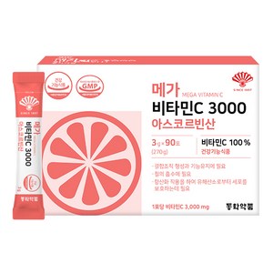 동화약품 메가 비타민C 3000 아스코르빈산, 270g, 1개