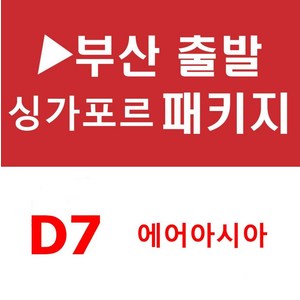 부산출발싱가포르 추천 1등 제품