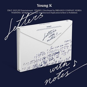 [특전 포토카드+미니포스터&커스텀종이프레임+클리어필름] (Young K) 영케이 Lettes with notes / 포토북+포토카드+네컷퍼즐+편지+포토스티커