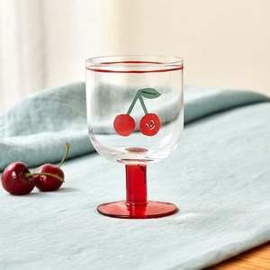 [MODERN HOUSE 중계점] 어썸데이 체리 고블렛_350ml, 1개, 색상:옵션없음