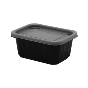 청년팩 사각 미니 죽용기 400ml 300개 뚜껑세트, 1박스, 300세트
