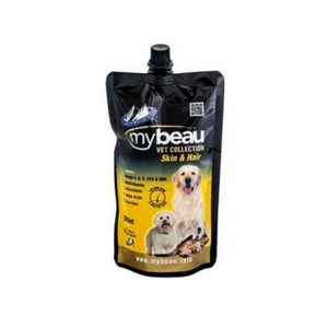 마이뷰 스킨 헤어 피모영양제 300ml + 유산균 셋트 [동물병원 정품], 1개, 피부/피모, 300g