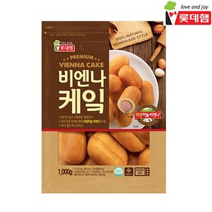 롯데 비엔나케익 미니핫도그, 1kg, 2개