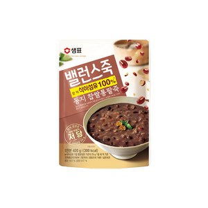 샘표 밸런스죽 동지 찹쌀통팥죽, 420g, 1개