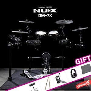 뉴엑스 전자드럼 풀패키지 NUX DM7X 입문용 연습용, 1개