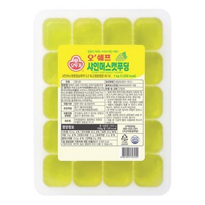 오뚜기 오쉐프 샤인머스캣 푸딩 1kg X3개, 3개