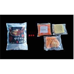 성진홀푸드 영덕 붉은 대게 자숙 홍게 라면 매운맛 간편 홈쿡 밀키트, 3개