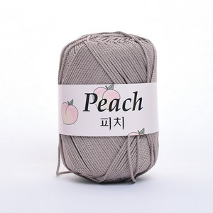 삼남뜨개실 7+1 PEACH 피치실 80g 30컬러 소품실 가방실, PEACH 80g 11 씬 베이지, 1개