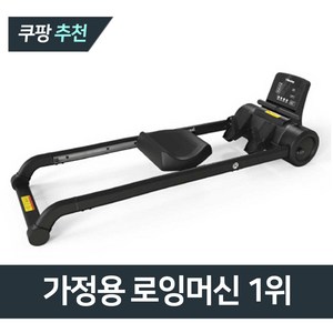 정직한형제들 가정용 로잉머신 조정 노젓기 전신 운동기구, 블랙