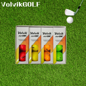 볼빅 2피스 골프공, 1세트, 3개입, 주황색