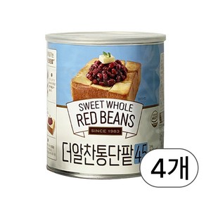 대두식품 더알찬통단팥45, 3kg, 4개