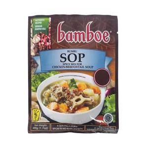 인도네시아 bamboe 소프 49g 향신료 / SOP 밤보에 육수 국물, 1개