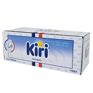 - [비한스]끼리크림치즈 1kg(아이스박스), 1개, 1kg