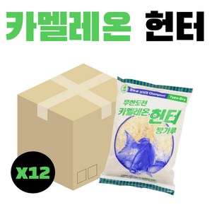 해신 카멜레온헌터 벵에돔빵가루 1박스(12개)/파래색/집어제/미끼, 12개, 12개입