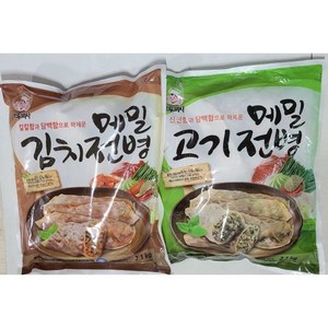 준푸드 메밀고기전병2.1kg + 메밀김치전병2.1kg, 1세트, 2.1kg