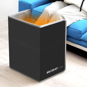 마농 히팅패드 파티션 3단 접이식 사무실 발난로 발열파티션 히터, 히팅패드 그레이