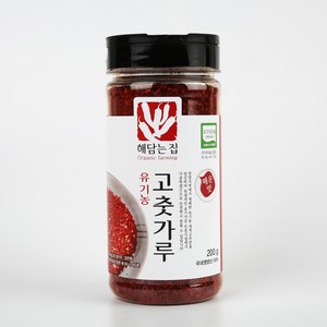 [해담는집] 영양 유기농고춧가루 200g순한맛김치일반양념용, 1개, 200g