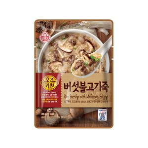 오뚜기 오즈키친 버섯불고기죽, 450g, 1개