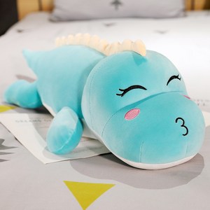 가팡 공룡 바디필로우 블루 뽀뽀 80cm