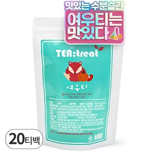 티트리트 여우티 팥호박차, 20개입, 1개, 1.5g