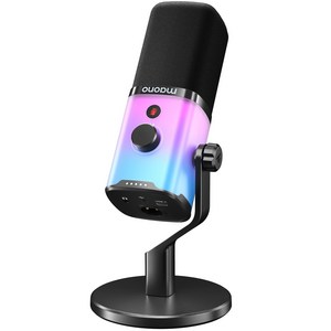 마오노 USB XLR 다이나믹 마이크 게이밍 방송용 녹음용 PD100X RGB, PD100X(탁상형)