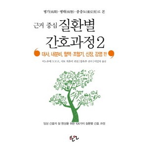 병기 병태 중증도로 본근거 중심 질환별 간호과정 2: 대사 내분비 혈액 조혈기 신장 감염 편, 한언, 이노우에 도모코,사토 치후미 편/엄옥주 감수/이민자 역