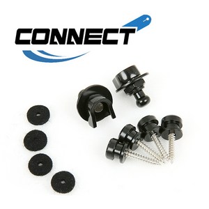 CONNECT - Strap Lock / 커넥트 스트랩락 Black (쉘러 Security Lock 호환가능) , *, 1개