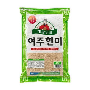 대왕님표 여주쌀 현미, 4kg, 1개